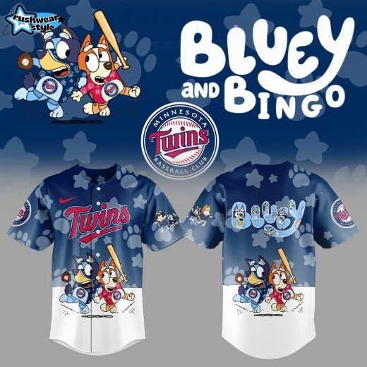 San Diego Padres Bluey and Bingo Brown Jersey