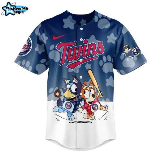 Minnesota Twins Bluey and Bingo Jersey