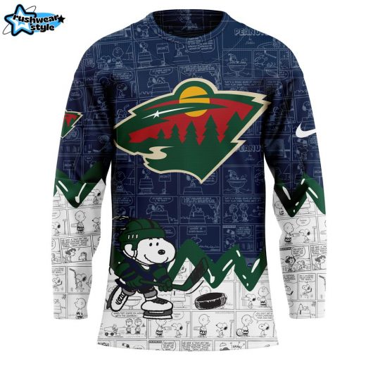 Minnesota Wild Anniversary of Peanuts Jersey