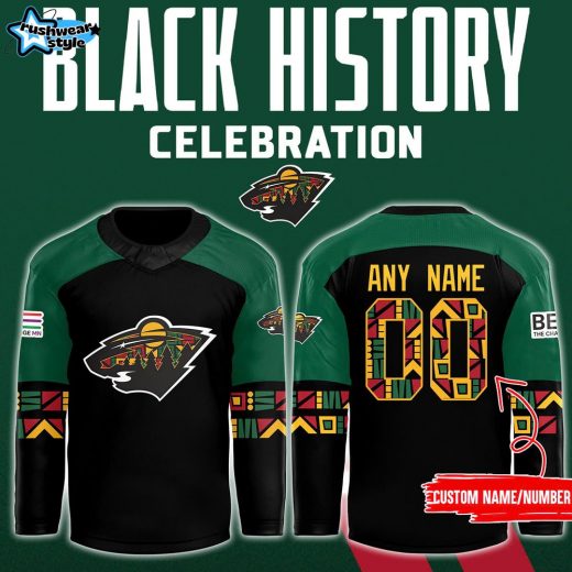 Limited Minnesota Wild Black “History Celebration” Hoodie