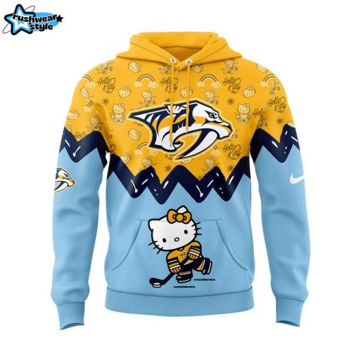 Nashville Predators Hello Kitty New Hoodie