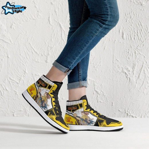 Natsu Dragneel Fairy Tail JD1 High Top Shoes