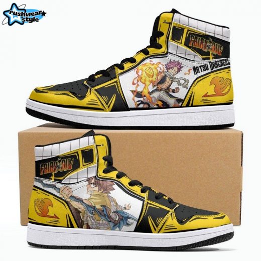 Natsu Dragneel Fairy Tail JD1 High Top Shoes