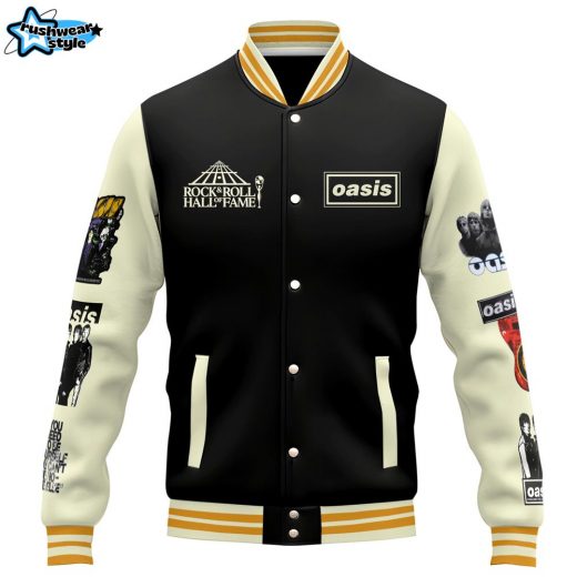 OASIS Rock N Roll Hall of fame Baseball jacket