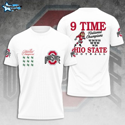 Ohio State Buckeyes Football 3D Tshirt