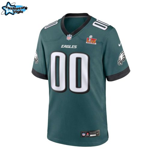 Philadelphia Eagles 2025 Jersey Custom Name and Number (Green)