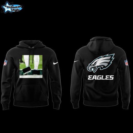 Philadelphia Eagles NFL 2025 Nike Limited Jalen Hurts Black Hoodie