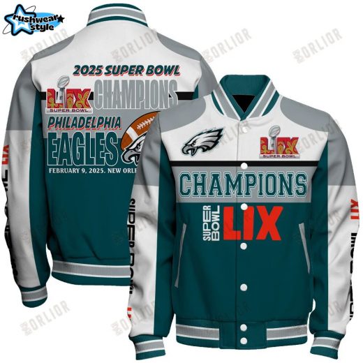 Philadelphia Eagles Super Bowl 2025 Winning Spirit Varsity Jacket