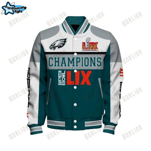 Philadelphia Eagles Super Bowl 2025 Winning Spirit Varsity Jacket