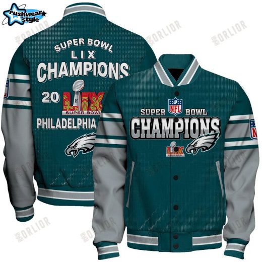 Philadelphia Eagles Super Bowl LIX 2025 Winning Spirit Varsity Jacket Version 2