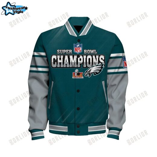 Philadelphia Eagles Super Bowl LIX 2025 Winning Spirit Varsity Jacket Version 2