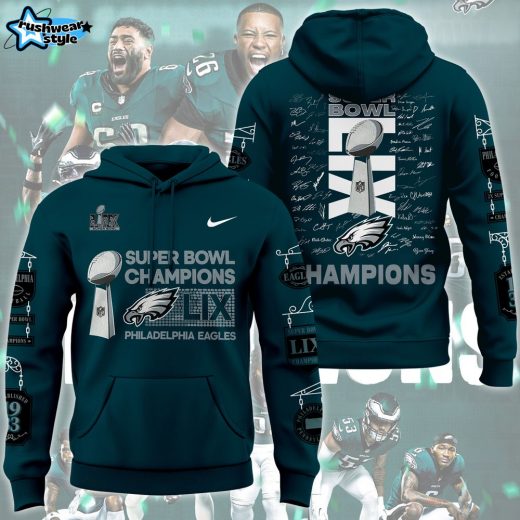 Philadelphia Eagles Super Bowl LIX Champions Hoodie