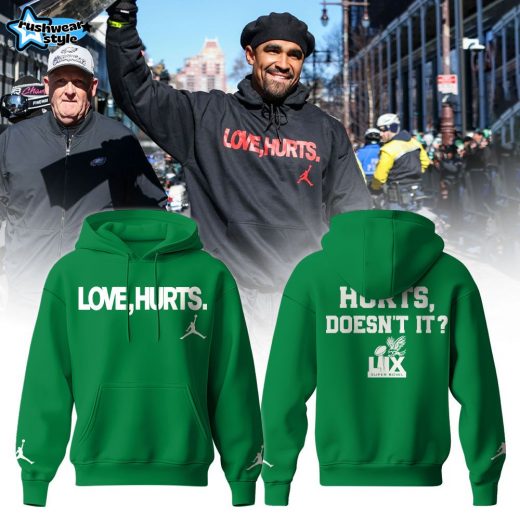 Philadelphia Eagles x Love Hurts Hoodie 2025 V2