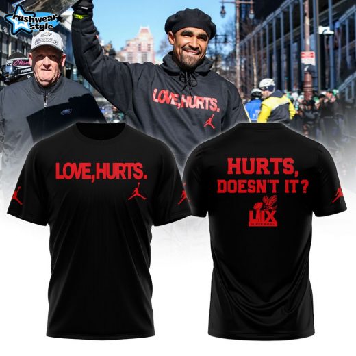 Philadelphia Eagles x Love Hurts T-Shirt 2025