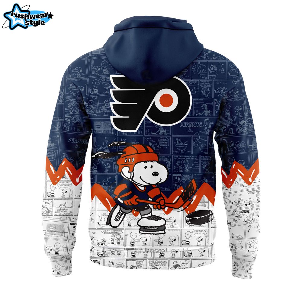 Philadelphia Flyers Anniversary of Peanuts Hoodie Philadelphia Flyers Anniversary of Peanuts Hoodie