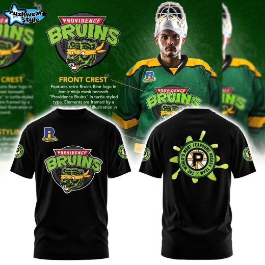 Providence Bruins Turtle Powered RI Comic Combo Tshirt