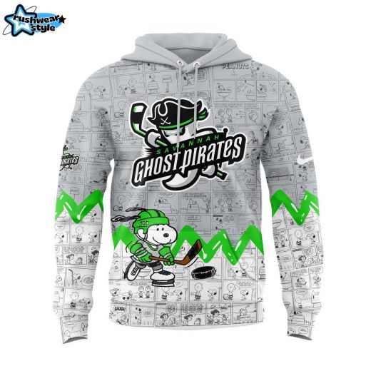 Savannah Ghost Pirates Anniversary of Peanuts Hoodie