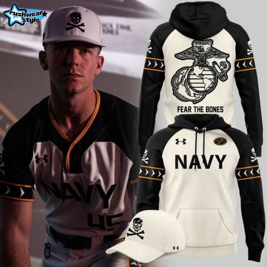 Special 2025 Jolly Rogers Navy Midshipmen Baseball Hoodie