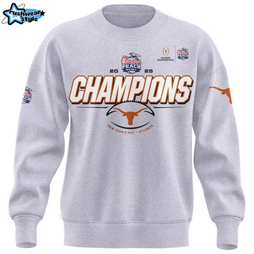 Texas Longhorns 2025 Peach Bowl Champions Sweatshirt
