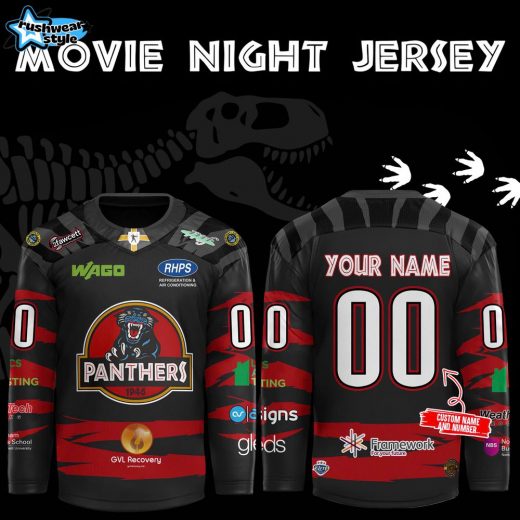 The Nottingham Panthers Movie Night jerseys