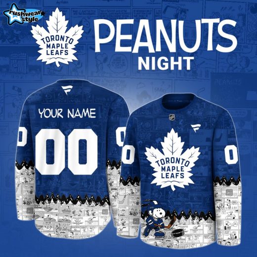 Toronto Maple Leafs 75th Anniversary of Peanuts Snoopy Jersey