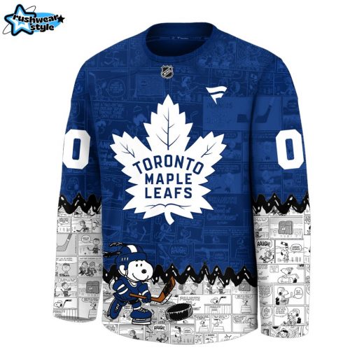 Toronto Maple Leafs 75th Anniversary of Peanuts Snoopy Jersey