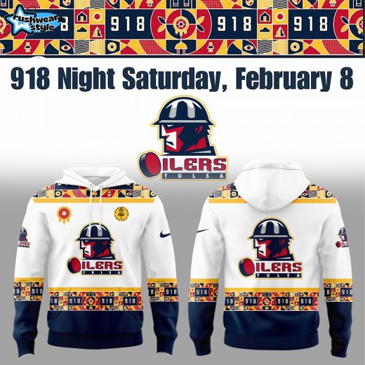 Tulsa Oilers 918 Night Hoodie – Hockey Fan Exclusive Merch