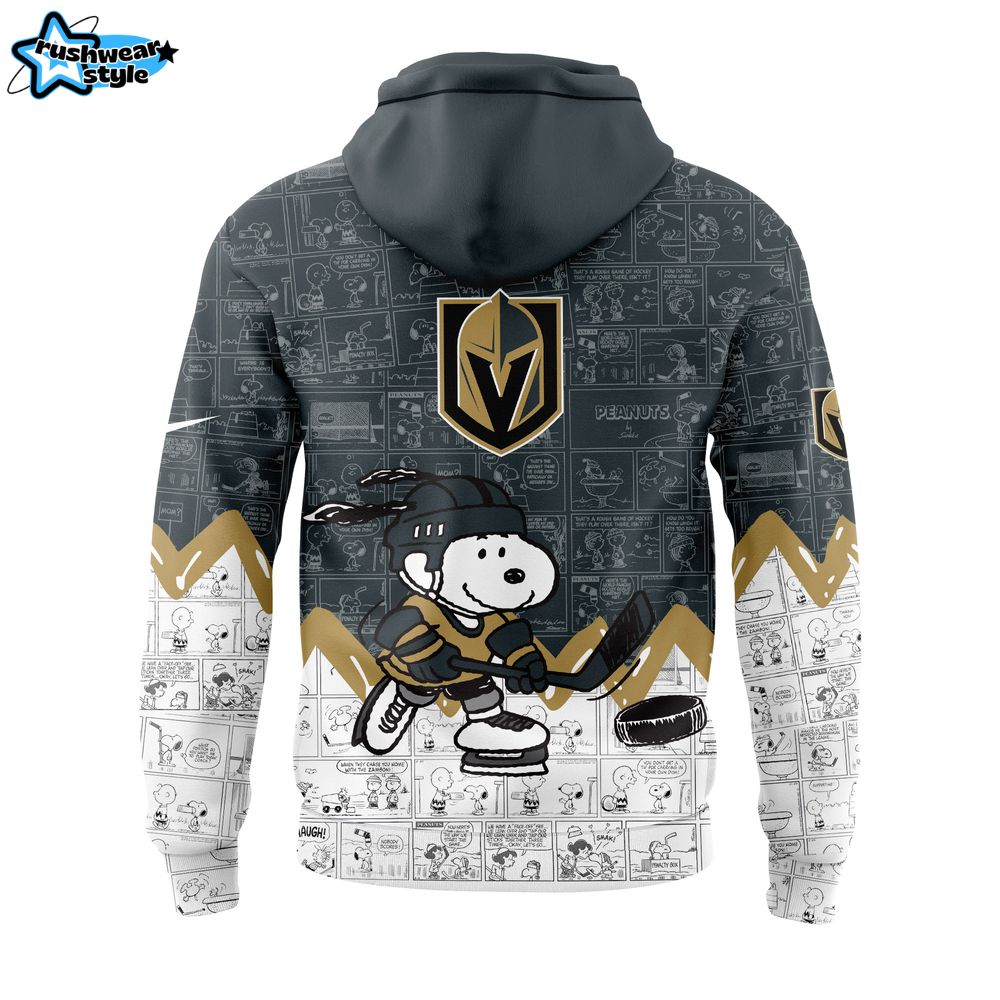 Vegas Golden Knights Anniversary of Peanuts Hoodie Vegas Golden Knights Anniversary of Peanuts Hoodie