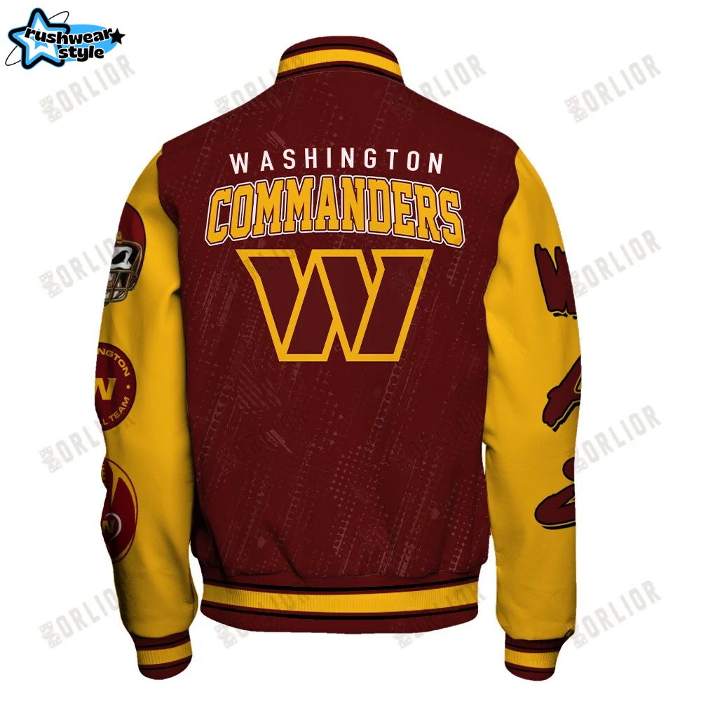 Washington Commanders National Football League Conquer Every Field Unisex Varsity Jacket