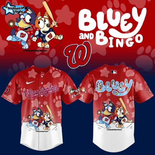 Cleveland Guardians Bluey and Bingo Jersey