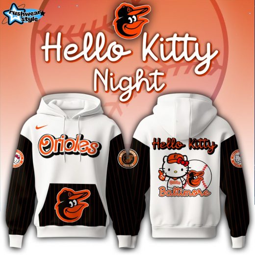 Baltimore Orioles x Hello Kitty Special Edition Game Night Hoodie