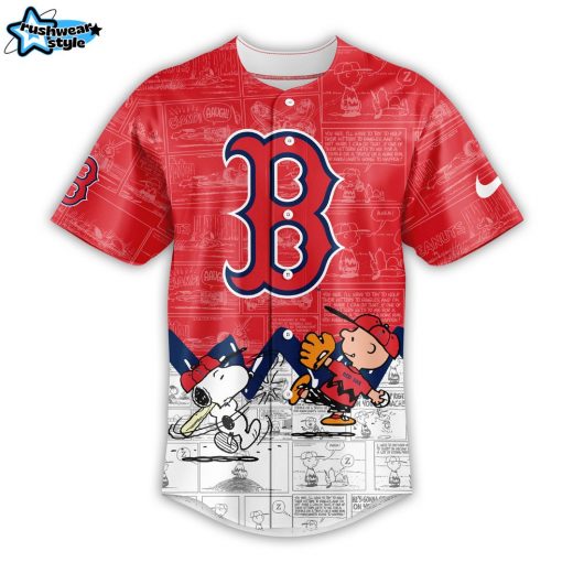 Boston Red Sox 75th Anniversary of Peanuts Jersey