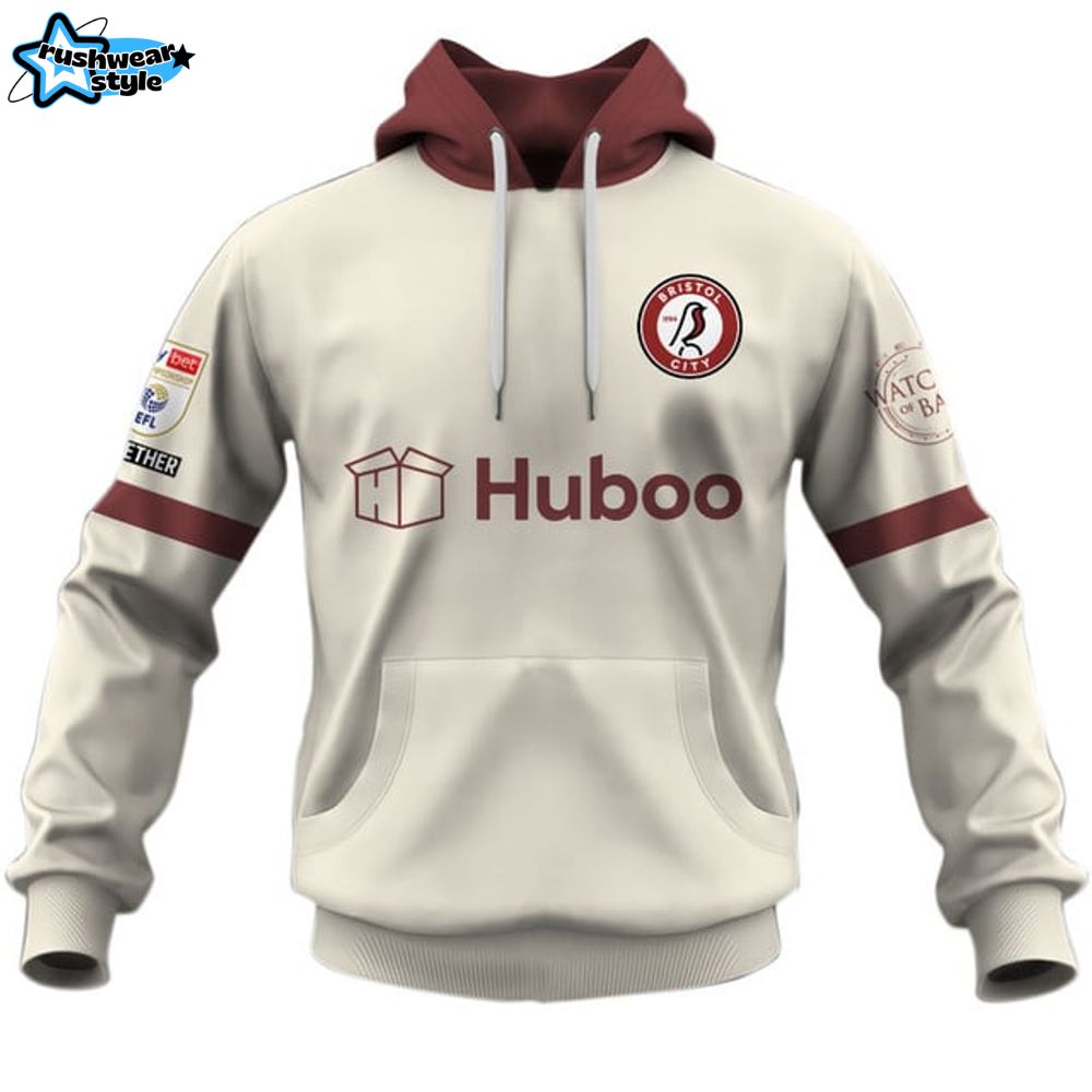 Bristol City F.C 2425 Away Jersey Hoodie Bristol City F.C 2425 Away Jersey Hoodie