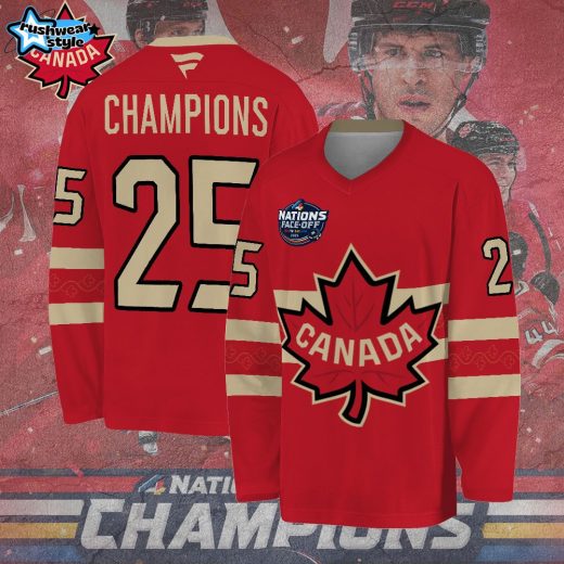 Canada 2025 4 Nations Face-Off Hockey Jersey