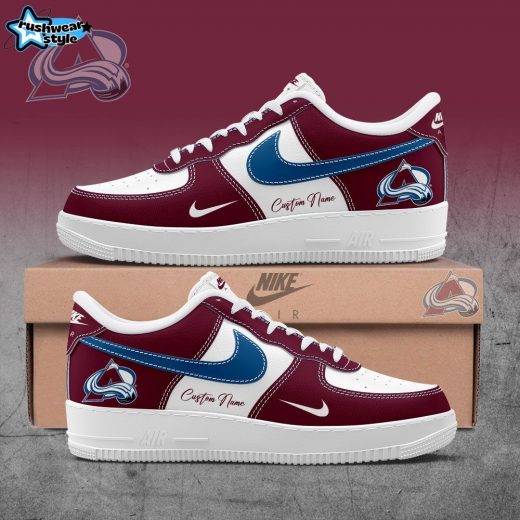 Colorado Avalanche Personalized Limited AF1 Shoes