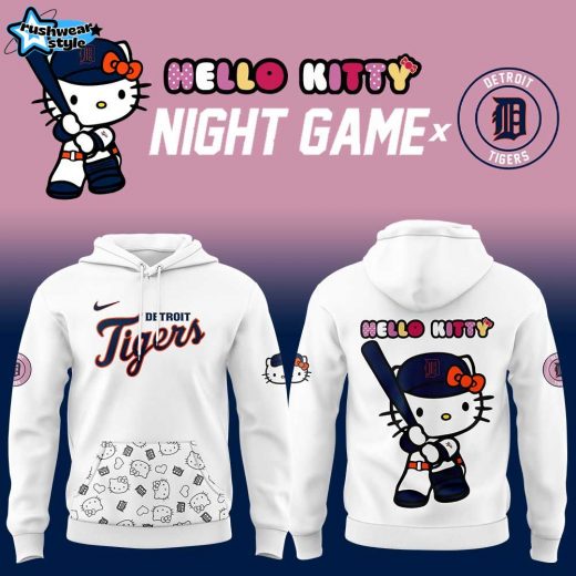 Detroit Tigers x Hello Kitty Night Game V2 Hoodie