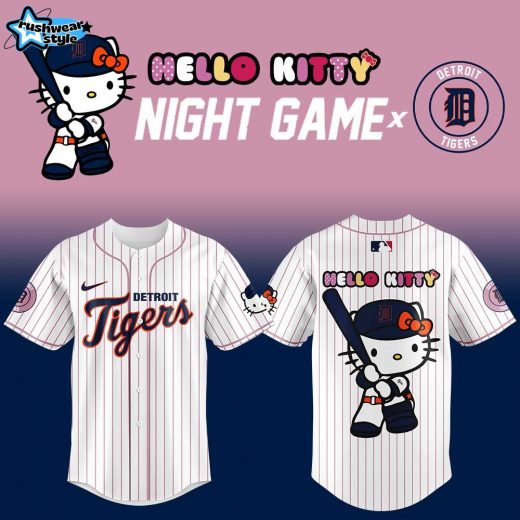 Detroit Tigers x Hello Kitty Night Game V2 Jersey