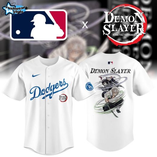 Dodgers X Demon Slayer New Season Jersey 2025 White