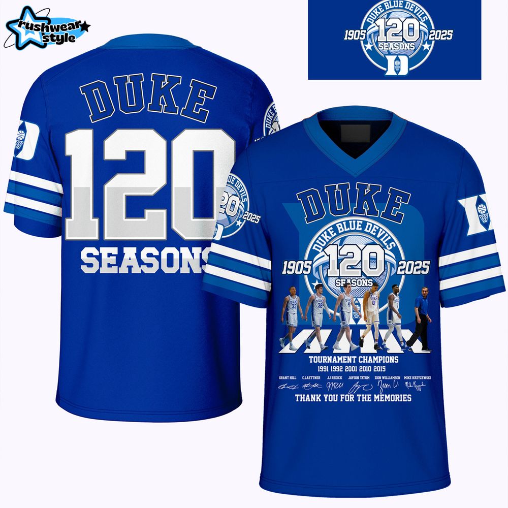 Duke Blue Devils 120th Anniversary Commemorative Jersey Duke Blue Devils 120th Anniversary Commemorative Jersey
