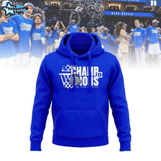 Duke Blue Devils 2025 ACC Champions Locker Room Hoodie – Blue Edition