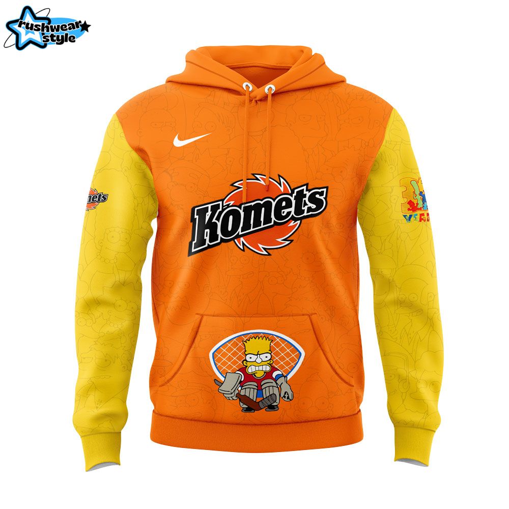 Fort Wayne Komets x 35th The Simpsons Hoodie Fort Wayne Komets x 35th The Simpsons Hoodie