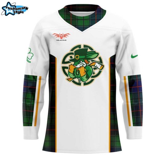 Greenville Swamp Rabbits St. Patrick’s Day Uniform Custom Name Number For Fans Jersey