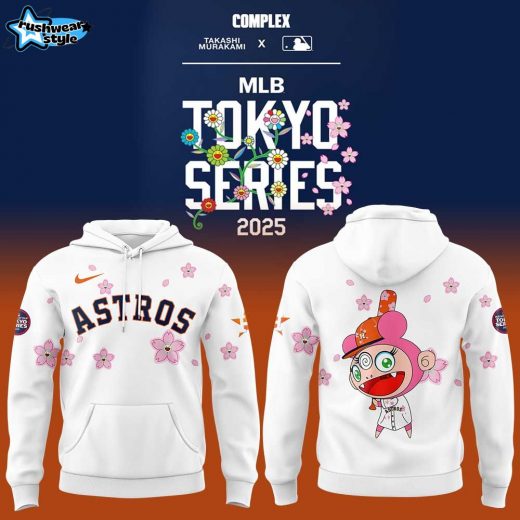 Houston Astros Takashi Murakami x MLB World Tour Tokyo Series White Hoodie