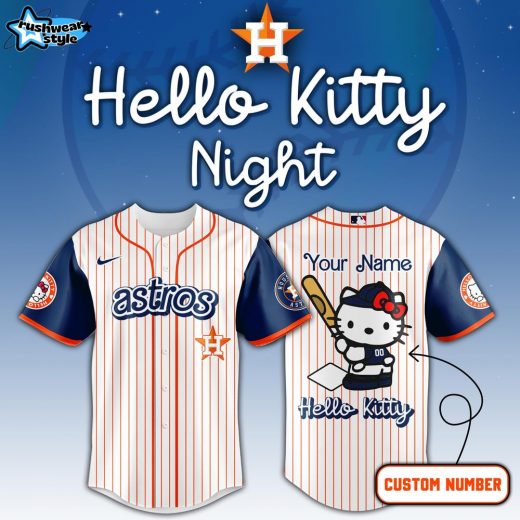 Houston Astros x Hello Kitty Special Edition Game Night Jersey