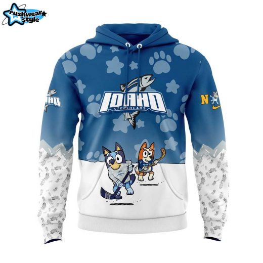 Idaho Steelheads x Bluey and Bingo Hoodie