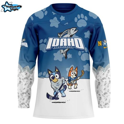 Idaho Steelheads x Bluey and Bingo Jersey