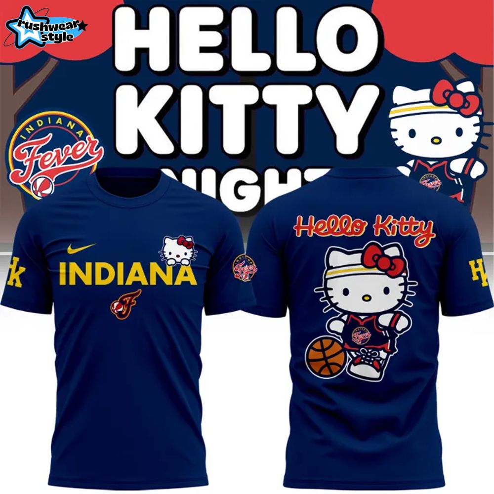 Indiana Fever x Hello Kitty T-Shirt – Special Edition 2025 Indiana Fever x Hello Kitty T-Shirt – Special Edition 2025