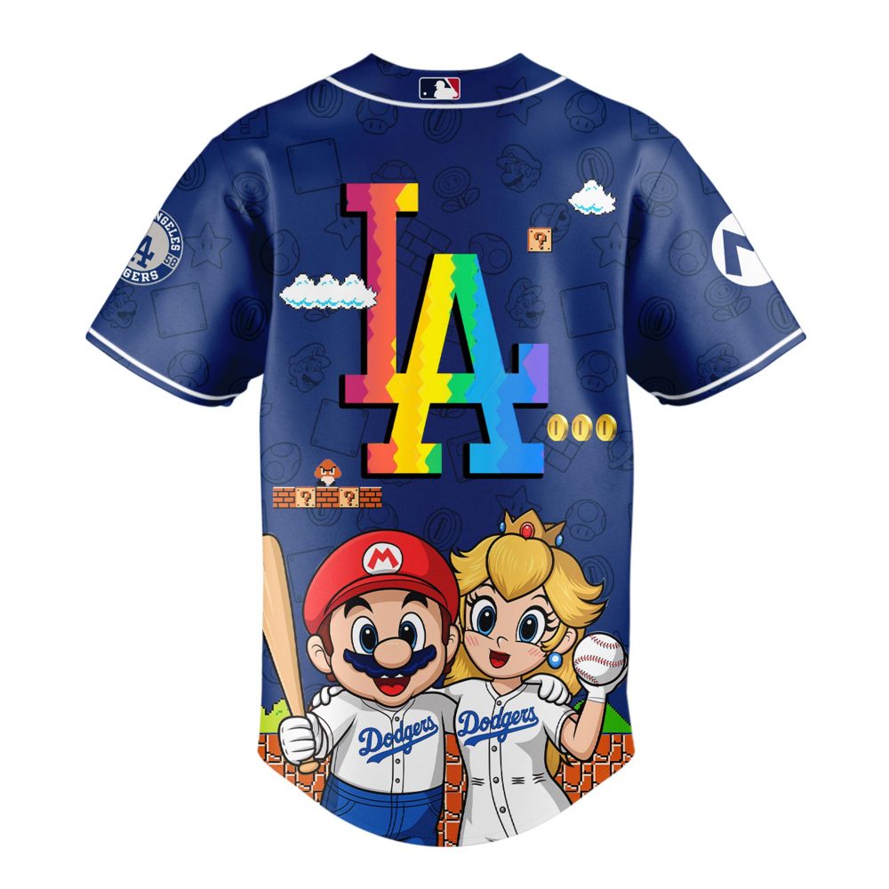 Los Angeles Dodgers MLB x Super Mario Night Special Edition Jersey 2025