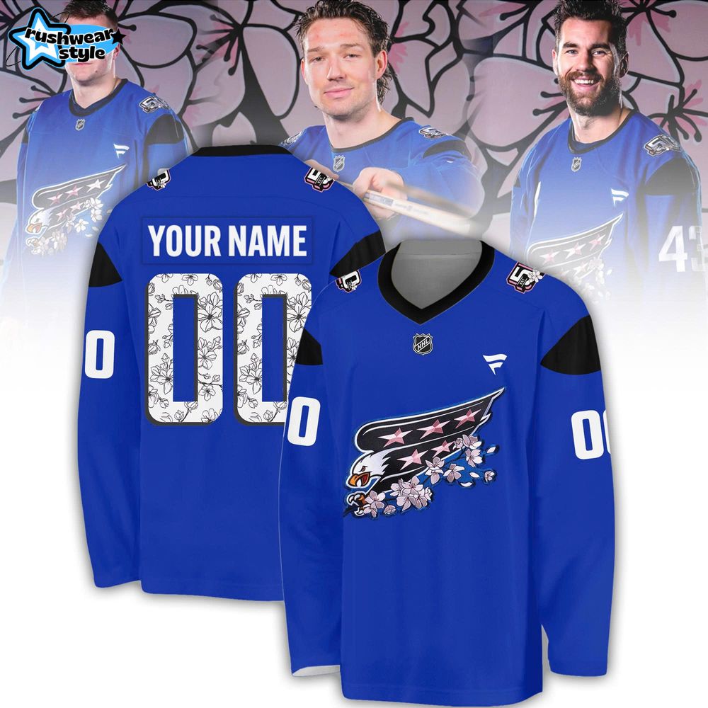 Limited Edition 2025 Washington Capitals Cherry Blossom New Jersey Limited Edition 2025 Washington Capitals Cherry Blossom New Jersey