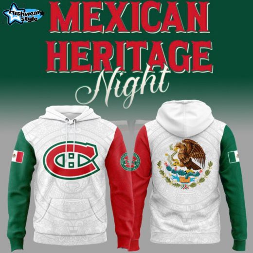 Limited Edition Canadiens x Mexican Heritage Night 2025 Hoodie